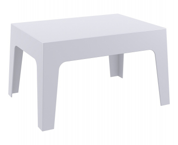 Столик пластиковый журнальный Siesta Contract Box Table полипропилен серебристый Фото 1
