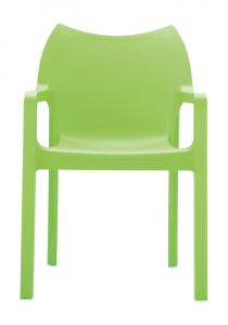 Кресло пластиковое Siesta Contract Diva стеклопластик зеленый Фото 5