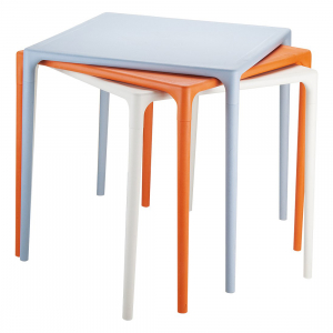 Стол пластиковый Siesta Contract Mango пластик белый Фото 5