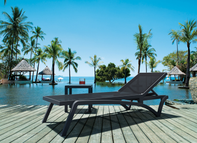 Столик пластиковый для лежака Siesta Contract Ocean Side Table пластик черный Фото 7