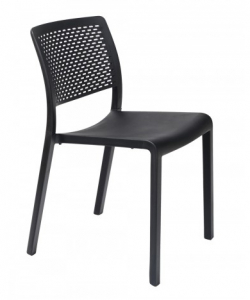 Стул пластиковый Resol Trama chair стеклопластик черный Фото 1