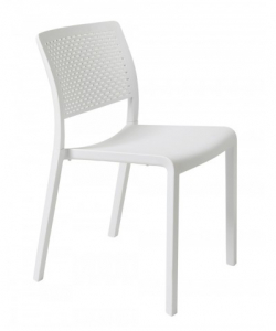 Стул пластиковый Resol Trama chair стеклопластик белый Фото 1