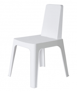 Стул пластиковый Resol Julia chair полипропилен белый Фото 1