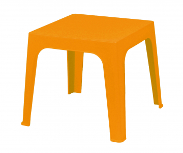 Стол пластиковый детский Resol Julieta table полипропилен оранжевый Фото 1