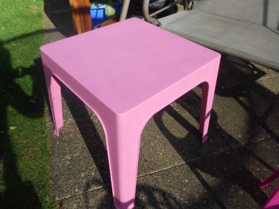 Стол пластиковый детский Resol Julieta table полипропилен розовый Фото 3