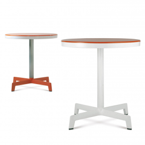 Стол пластиковый обеденный Resol Table sputnik pedestal base + H2O table top алюминий, полипропилен оранжевый Фото 3