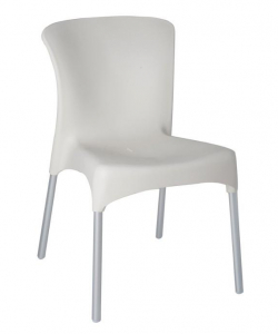 Стул пластиковый Resol Hey chair алюминий, полипропилен белый Фото 1