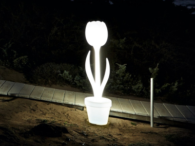Светильник пластиковый Myyour Tulip XL OUT полиэтилен белый прозрачный Фото 9