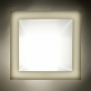 Кашпо пластиковое светящееся LED Quadrum полиэтилен белый Фото 8