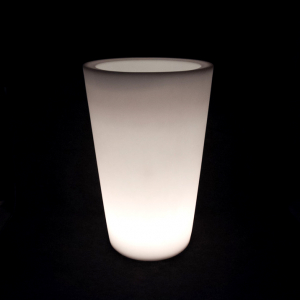 Кашпо пластиковое светящееся LED Cone полиэтилен RGB Фото 4