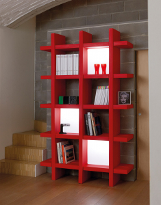 Модуль светящийся для книжной полки SLIDE Quadro Lighting полиэтилен белый Фото 7