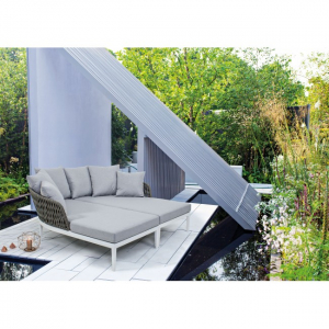 Комплект мебели Garden Relax Pelican алюминий/полиэстр белый/серый Фото 9