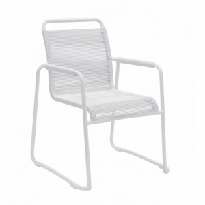 Кресло из роупа Garden Relax Klio алюминий, ПВХ белый Фото 1