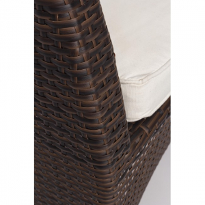 Кресло плетеное с подушками Garden Relax Antalys алюминий, акриловая нить шоколадный Фото 5