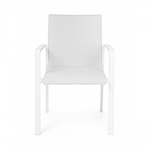 Кресло металлическое текстиленовое Garden Relax Grayson алюминий, текстилен белый Фото 2