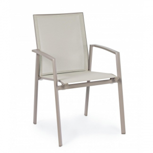 Кресло металлическое текстиленовое Garden Relax Cruise алюминий, текстилен тортора Фото 1