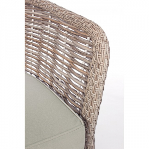 Комплект плетеной мебели Garden Relax Zita алюминий/искусственный ротанг бежевый/серый Фото 4