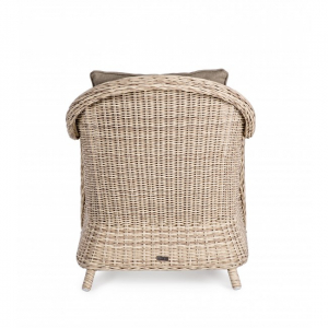 Кресло плетеное с подушкой Garden Relax Aditya алюминий, искусственный ротанг бежевый Фото 4