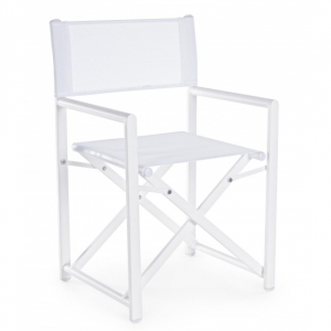 Кресло металлическое текстиленовое Garden Relax Taylor алюминий, текстилен белый Фото 2