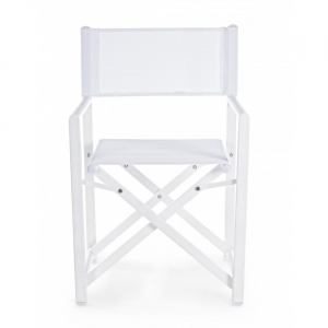 Кресло металлическое текстиленовое Garden Relax Taylor алюминий, текстилен белый Фото 3