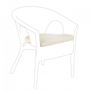 Подушка для кресла Garden Relax Alliss хлопок белый Фото 1