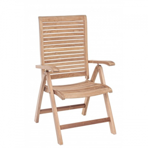 Кресло деревянное складное Garden Relax Maryland тик коричневый Фото 1