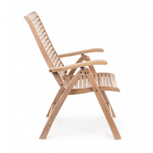 Кресло деревянное складное Garden Relax Maryland тик коричневый Фото 5