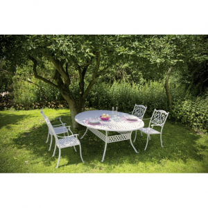 Кресло металлическое Garden Relax Ivrea алюминий белый Фото 9