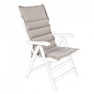 Подушка для кресла с высокой спинкой Garden Relax Cushion полиэстер серый Фото 1