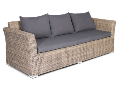 Комплект плетеной мебели 4SIS Капучино алюминий, искусственный ротанг, ткань соломенный Фото 12