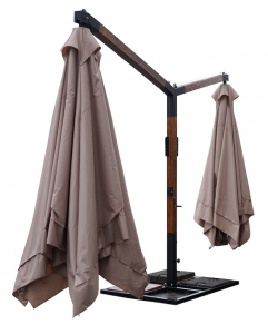 Зонт профессиональный KUPAVNA Двухкупольный лиственница, металл, ткань оксфорд Фото 6