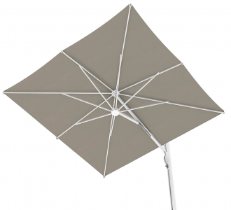 Зонт профессиональный Scolaro Astro Starwhite алюминий, акрил белый, серо-коричневый Фото 3