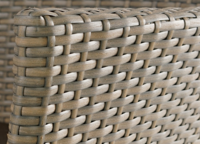 Кресло плетеное с подушкой JOYGARDEN Aroma алюминий, искусственный ротанг светло-коричневый Фото 4