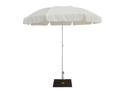 Зонт садовый с поворотной рамой Maffei Borgo сталь, полиэстер белый Фото 3