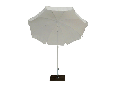 Зонт садовый с поворотной рамой Maffei Borgo сталь, полиэстер белый Фото 5