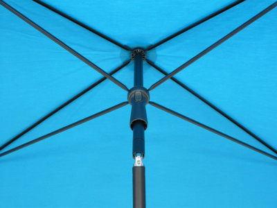 Зонт садовый с поворотной рамой Maffei Allegro сталь, дралон бирюзовый Фото 5
