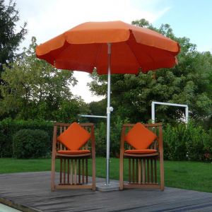 Зонт пляжный Maffei Superalux алюминий, дралон оранжевый Фото 2