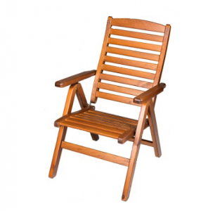 Кресло складное Azzura Regina массив сосны капучино Фото 1