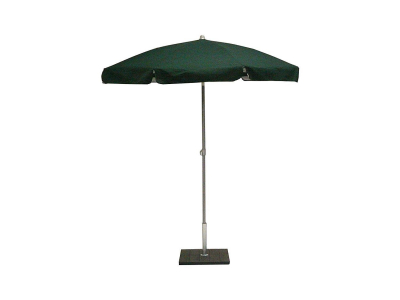 Зонт пляжный с поворотной рамой Maffei Venezia сталь, хлопок белый, зеленый Фото 5
