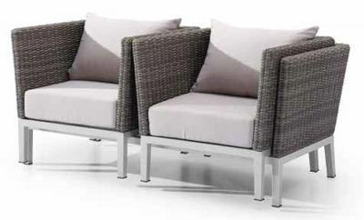 Комплект плетеной мебели Tagliamento Portofino алюминий, искусственный ротанг Фото 3