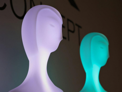 Скульптура пластиковая светящаяся Myyour Penelope OUT полиэтилен белый прозрачный Фото 8
