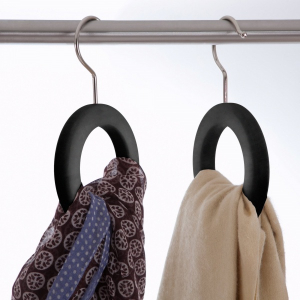 Комплект вешалок для шарфов Arredamenti Italia (ARiT) Orei бук черный Фото 4
