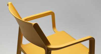 Кресло пластиковое Nardi Trill Armchair стеклопластик горчичный Фото 4