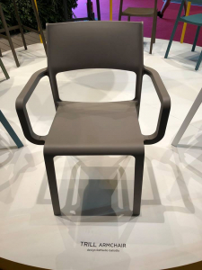 Кресло пластиковое Nardi Trill Armchair стеклопластик табак Фото 5