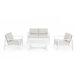 Лаунж-набор мебели Garden Relax Atlantic алюминий, ткань белый Фото 12