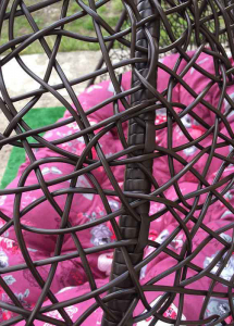 Кресло плетеное подвесное Ротанг Плюс Сомбрерро сталь, искусственный ротанг коричневый Фото 11