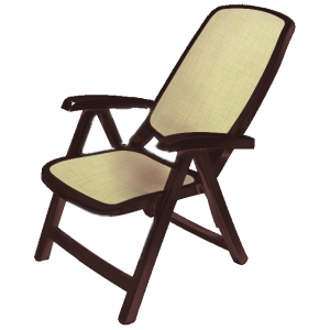 Кресло пластиковое складное Nardi Delta полипропилен, текстилен кофе, бежевый Фото 8