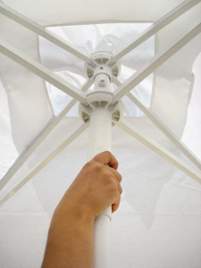 Зонт профессиональный OFV Ocean Aluminium алюминий, олефин белый Фото 7