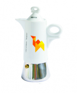 Кофеварка гейзерная Ancap Espressina Classic фарфор деколь Tangram Фото 1