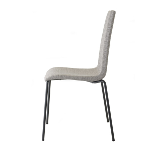 Стул с обивкой Scab Design Mannequin Pop 4 legs сталь, технополимер, ткань антрацит, светло-серый Фото 3